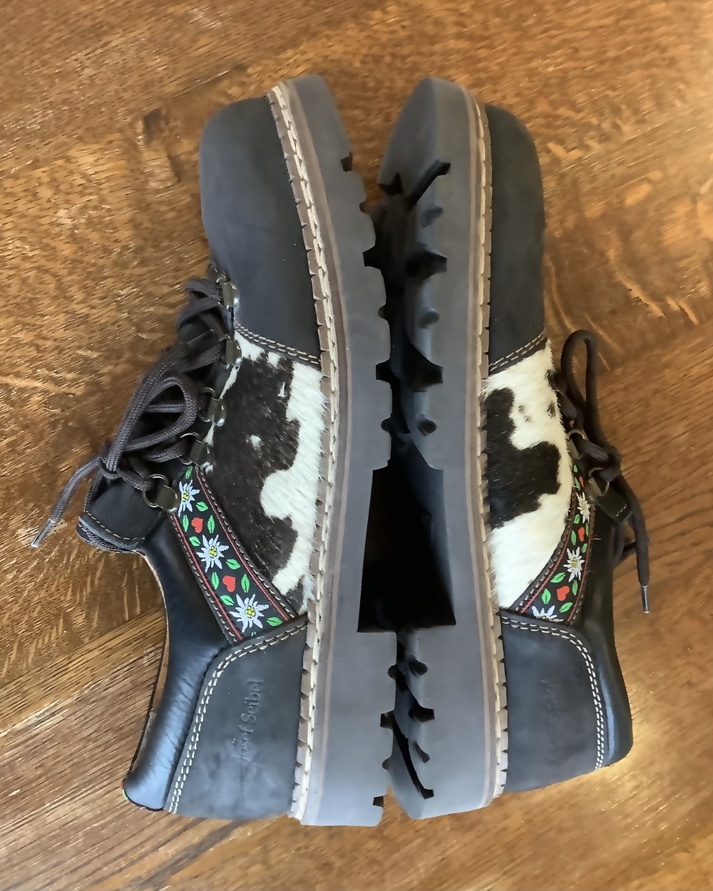 Josef Seibel Vintage Pony Hair Oxfords